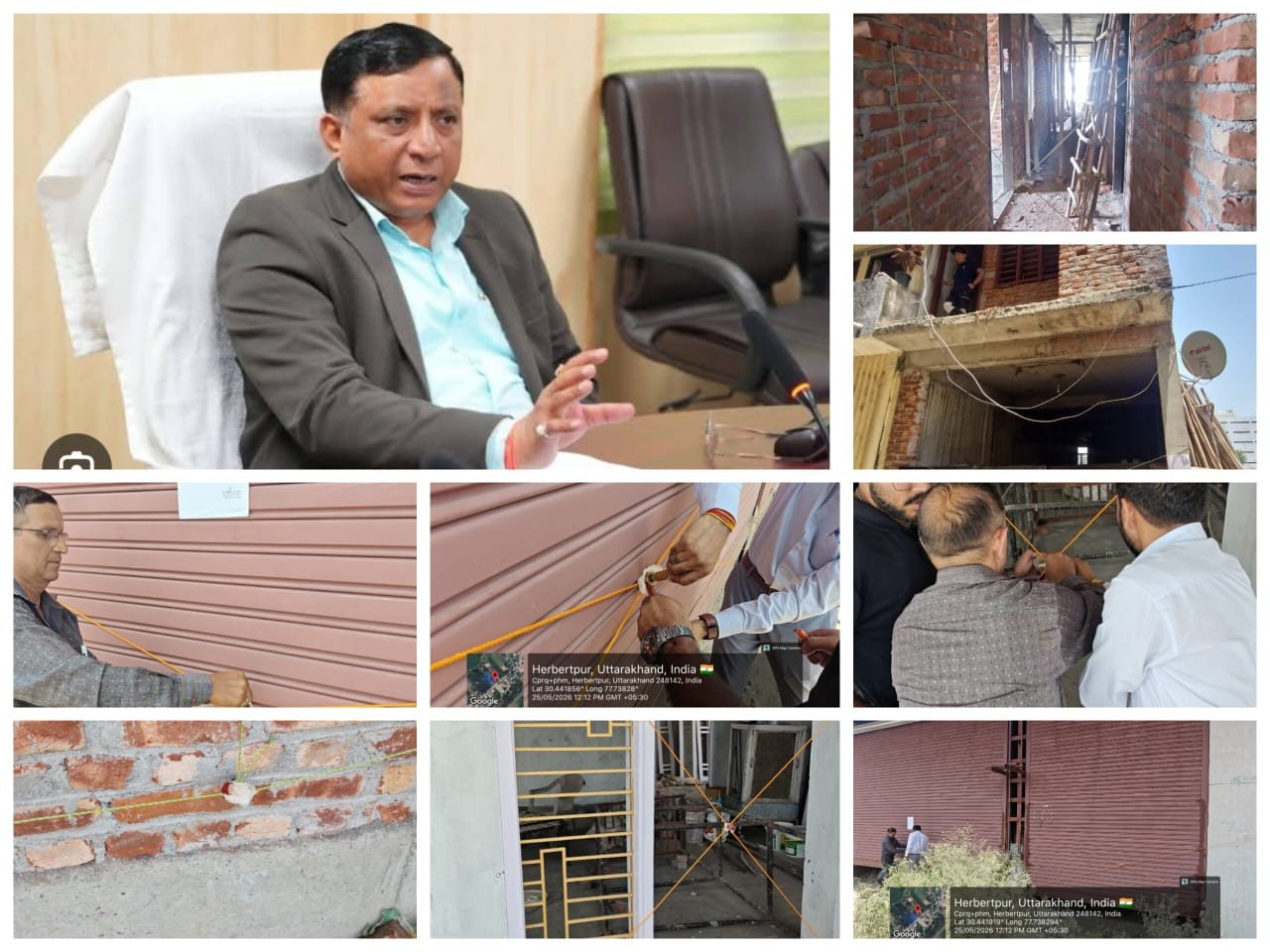 मसूरी विकास प्राधिकरण के उपाध्यक्ष बंशीधर तिवारी के दिशा-निर्देश में ऋषिकेश में अवैध निर्माण पर चला बुलडोजर